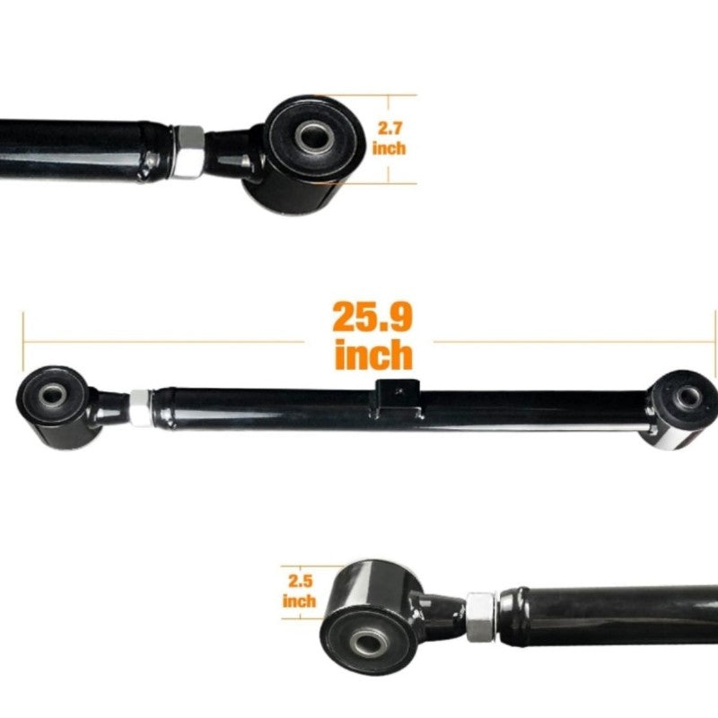 2Pcs Rear Upper Tubular Control Arms Suspension Assemble Kit (0-6inch) Compatible with Dodge RAM Jeep Gladiator Factory Direct Wholesale – MOQ 20pcs-3